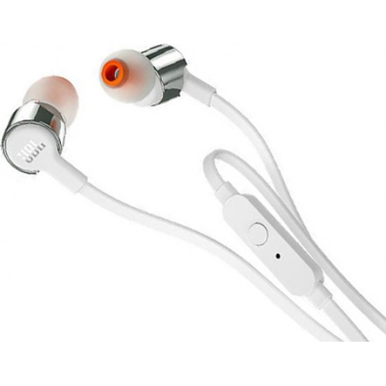 JBL T210 In-Ear Headset 3,5mm JBLT210Grey - Grey Headsets