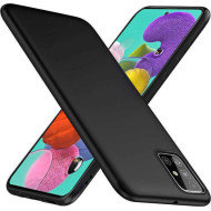 Matte TPU Phone Case for Samsung Galaxy A51 - Black