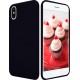 Anti-fingerprint Matte TPU Cell Phone Shell for iPhone X / XS - Black Apple Cases Mobile