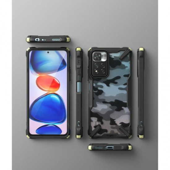 Ringke Fusion-X Xiaomi Redmi Note 11 Pro+ Plus - Camo Black  XIAOMI Cases Mobile