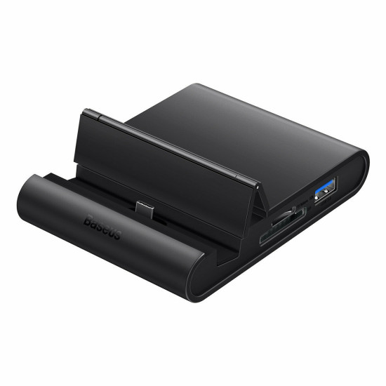 Baseus WKMD000001 Mate Docking Type-C Mobile Phone Intelligent HUB Docking Station Pro - Black Cables Adapters & Chargers