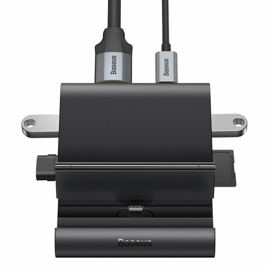 Baseus WKMD000001 Mate Docking Type-C Mobile Phone Intelligent HUB Docking Station Pro - Black Cables Adapters & Chargers