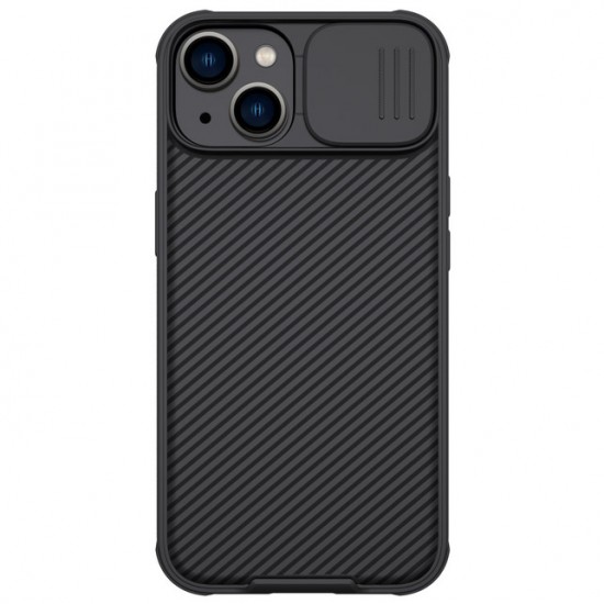 NILLKIN CamShield Pro Well-Protected Hybrid Phone Cover with Camera Protection for iPhone 14 - Black Apple Cases Mobile