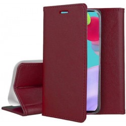 Θήκη Πορτοφόλι με Βάση Στήριξης Smart Magnetic για Samsung Galaxy A23 5G - Κόκκινο Βουργουνδίας