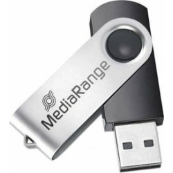Flash Drive MediaRange MR912 64GB USB 2.0 - Black/Silver