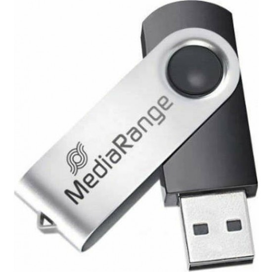Flash Drive MediaRange MR912 64GB USB 2.0 - Black/Silver Memory Cards & USB Sticks
