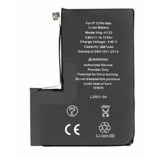 OEM Μπαταρία για iPhone 12 Pro Max 3687 mAh Apple Ανταλλακτικά