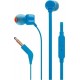JBL T110 In-Ear Headset 3,5mm JBLT110BLK - Blue Headsets