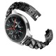 For Samsung Galaxy Watch 4 40mm/44mm/Watch 4 Classic 42mm/46mm/Garmin Venu Single Row Stainless Steel 20mm Watch Band Strap with Rhinestone - Black Gadgets - Toys - Hobby