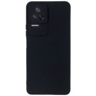 For Xiaomi Redmi K40S 5G / Poco F4 5G Ultra Thin Anti-fall TPU Phone Case Double-Sided Matte Phone Shell - Black