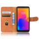 For Alcatel 1B (2022) Skin-touch Feeling Cell Phone Case Magnetic Clasp PU Leather Wallet Adjustable Stand Protector with Strap - Brown Alcatel Cases Mobile