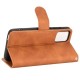 For Alcatel 1B (2022) Skin-touch Feeling Cell Phone Case Magnetic Clasp PU Leather Wallet Adjustable Stand Protector with Strap - Brown Alcatel Cases Mobile