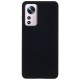 For Xiaomi 12 Lite 5G Rubberized Glossy Surface Phone Shell Wear-resistant Durable Hard PC Case - Black XIAOMI Cases Mobile