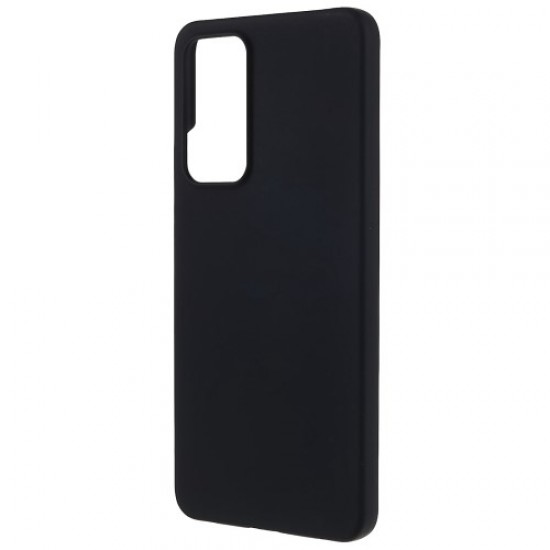 For Xiaomi 12 Lite 5G Rubberized Glossy Surface Phone Shell Wear-resistant Durable Hard PC Case - Black XIAOMI Cases Mobile