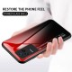 For Xiaomi Redmi K40S 5G / Poco F4 5G Gradient Color Design Anti-shock Cell Phone Case Tempered Glass + PC + TPU Back Cover - Gradient Red Black XIAOMI Cases Mobile