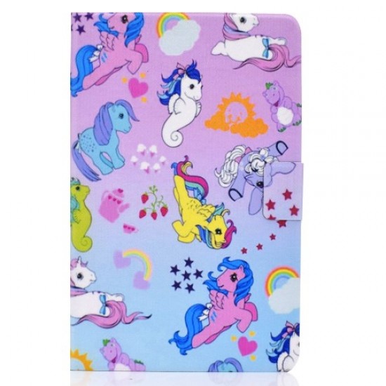 Θήκη Βιβλίο με Βάση Στήριξης για Lenovo Tab M10 Plus (Gen 3) 10.6 inch 125FTB-128F - Ιππόκαμπος και Μονοκεράκια Lenovo Θήκες Tablet