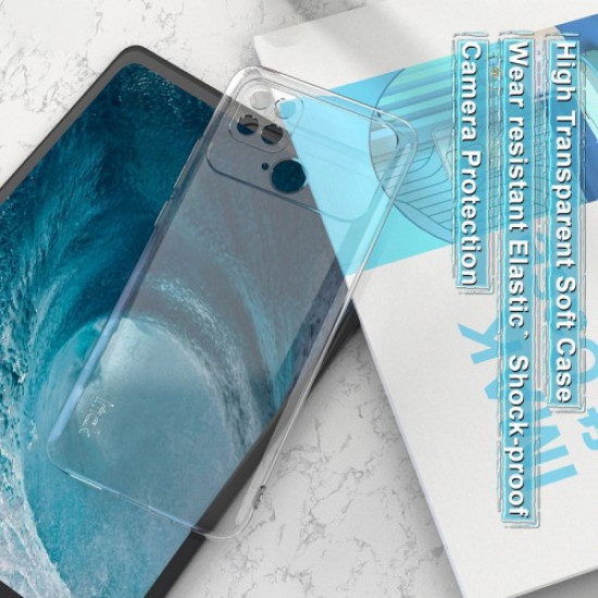 IMAK UX-5 Series for Xiaomi Poco C40 4G Shockproof TPU Phone Case Anti-yellowing Transparent Drop-proof Cover XIAOMI Cases Mobile