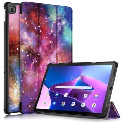 For Lenovo Tab M10 Plus (Gen 3) 10.6 inch 125FTB-128F Trifold Stand Case Pattern Printing PU Leather Auto Wake/Sleep Smart Cover - The Milky Way For Lenovo Tab M10 Plus (Gen 3) 10.6 inch 125FTB-128F Trifold Stand Case Pattern Printing PU Leather Auto Wake/Sleep Smart Cover - The Milky Way