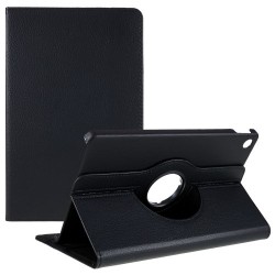 For Lenovo Tab M10 Plus (Gen 3) 10.6 inch 125F/128F Leather Tablet Case 360-degree Rotating Shockproof Protective Cover with Horizontal/Vertical View Stand - Black For Lenovo Tab M10 Plus (Gen 3) 10.6 inch 125F/128F Leather Tablet Case 360-degree Rotating Shockproof Protective Cover with Horizontal/Vertical View Stand - Black