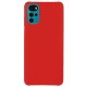 For Motorola Moto G22 Glossy Surface Phone Case Rubberized Hard PC Protective Cover - Red Motorola Cases Mobile