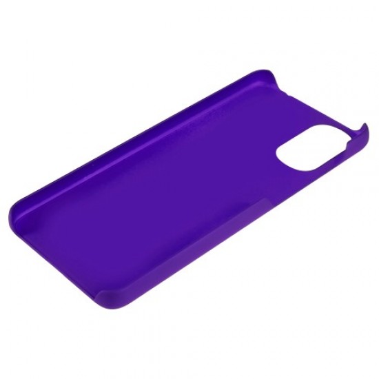 For Motorola Moto G22 Glossy Surface Phone Case Rubberized Hard PC Protective Cover - Purple Motorola Cases Mobile