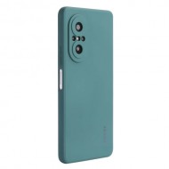 ENKAY HAT PRINCE Liquid Silicone Phone Case For Huawei nova 9 SE / Honor 50 SE. Straight Edge Precise Cutout Drop-proof Phone Back Cover - Blackish Green