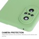 ENKAY HAT PRINCE Liquid Silicone Phone Case For Huawei nova 9 SE / Honor 50 SE. Straight Edge Precise Cutout Drop-proof Phone Back Cover - Blackish Green Huawei Cases Mobile