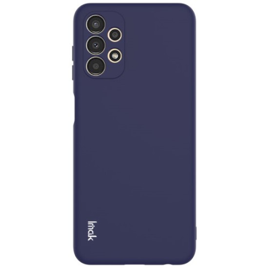 IMAK UC-2 Series for Samsung Galaxy A13 4G Drop-proof Phone Case Wear-resistant Solid Color Skin-touch Phone TPU Protective Shell - Blue Samsung Cases Mobile