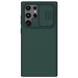 NILLKIN Θήκη Σιλικόνης με Πορτάκι Κάμερας για Samsung Galaxy S22 Ultra 5G - Πράσινο του Δάσους NILLKIN Θήκη Σιλικόνης με Πορτάκι Κάμερας για Samsung Galaxy S22 Ultra 5G - Πράσινο του Δάσους
