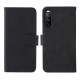 Cell Phone Case for Sony Xperia 10 IV. Skin-touch Feeling Anti-scratch PU Leather + TPU Phone Cover Stand Wallet - Black Sony Cases Mobile