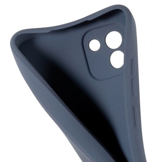 For Samsung Galaxy A03 (164.2 x 75.9 x 9.1mm) Drop-proof Soft TPU Phone Case Double-Sided Matte Mobile Phone Back Cover - Grey Samsung Cases Mobile