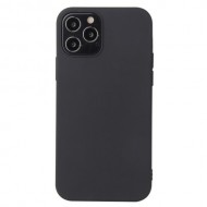 For iPhone 14 Pro Max 6.7 inch Matte TPU Phone Drop-proof Cover Anti-scratch Protective Case - Black