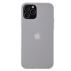 For iPhone 14 Pro Max 6.7 inch Matte TPU Phone Drop-proof Cover Anti-scratch Protective Case - Transparent White