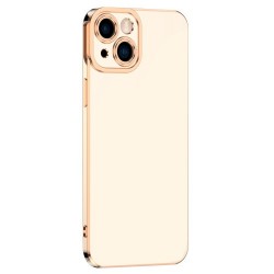 Θήκη Σιλικόνης TPU Electroplating για iPhone 14 Plus 6.7 - Λευκό του Πάγου