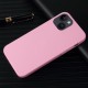 For iPhone 14 Plus Matte Surface Soft TPU Phone Back Cover Anti-drop Anti-fingerprint Case - Pink Apple Cases Mobile