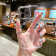 For iPhone 14 Plus Hard PC Transparent Heat Dissipation Precise Cutout Glossy Protective Phone Case Back Cover Apple Cases Mobile