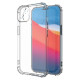 Θήκη Σιλικόνης TPU Ενισχυμένη για iPhone 14 6.1 - Διάφανο Apple Θήκες Κινητών
