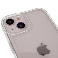 Transparent Phone Cover for iPhone 14 6.1 inch. Anti-scratch TPU Back Case with Long Lanyard - Black Transparent Phone Cover for iPhone 14 6.1 inch. Anti-scratch TPU Back Case with Long Lanyard - Black