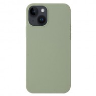 For iPhone 14 6.1 inch Matte Surface Flexible TPU Phone Cover Anti-drop Back Case - Matcha Green