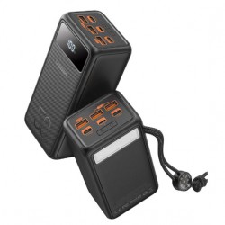 Veger Tanker Lite VP5001 Power Bank 50000mAh with 3 Θύρες USB-A, Type-C, Micro Usb and Lighting - Black