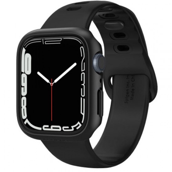 Spigen Thin Fit Θήκη για Apple Watch 7 (45mm) - Μαύρο Apple Smart Watch