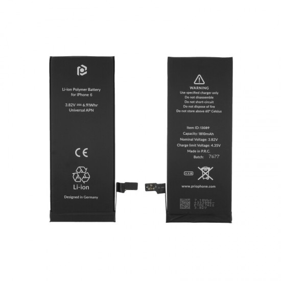 Prio Μπαταρία για iPhone 6 1810 mAh Apple Ανταλλακτικά
