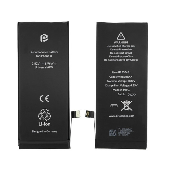 Prio Battery for iPhone 8 1821 mAh Apple Parts