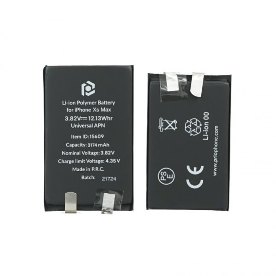 Prio Battery for iPhone XS Max 3174mAh Without Chipset Apple Parts