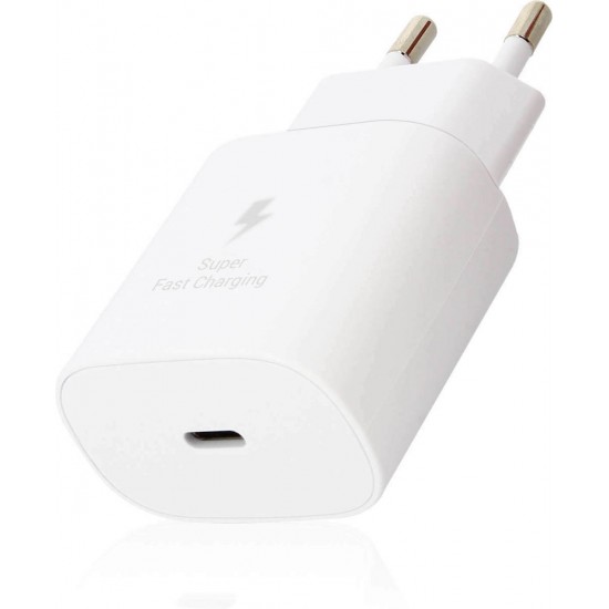 Samsung EP-TA800NWE Fast Travel Charger Type-C 25W - White Apple Cables Adapters & Chargers