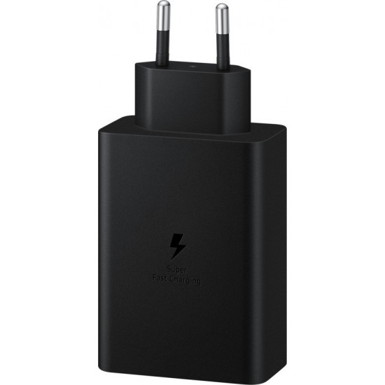 EP-T6530NBE Samsung Trio 65W Travel Charger - Black Apple Cables Adapters & Chargers