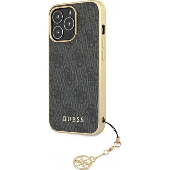 Guess 4G Charms Cover for iPhone 13 Pro Max - Grey Apple Cases Mobile