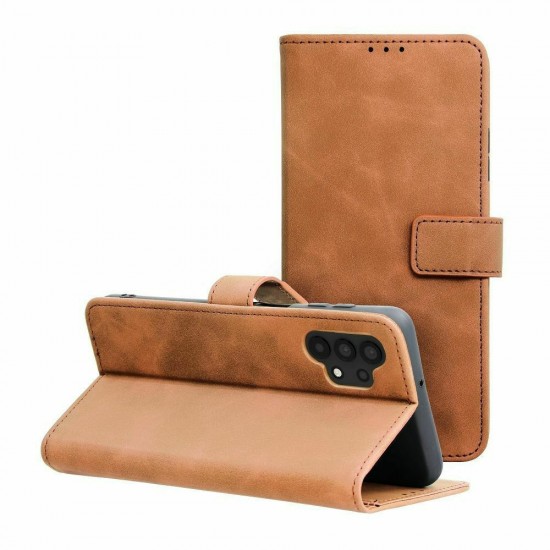 Forcell Tender Stand Wallet Phone Case for Samsung Galaxy A32 5G (EU Version) - Brown Samsung Cases Mobile