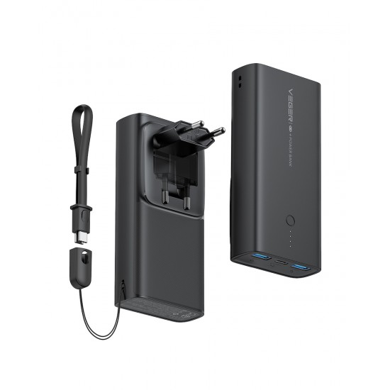 Veger ACE10 Power Bank 10000mAh 20W - Black Power Bank