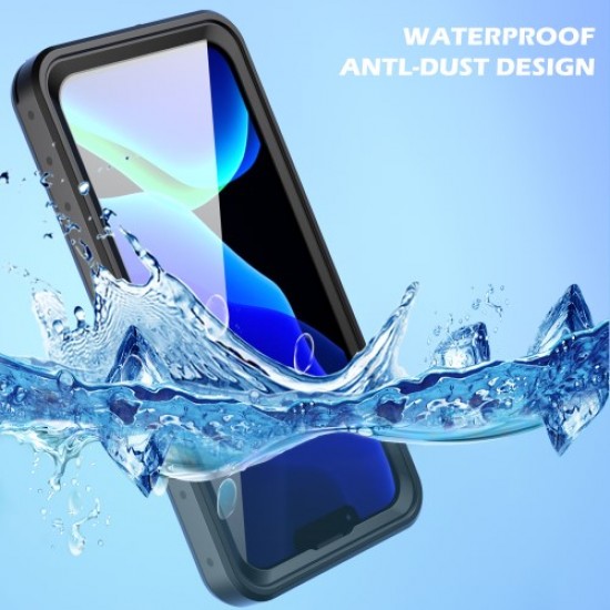 REDPEPPER PRO Series Drop-proof IP68 Waterproof Scratch Resistant Transparent Phone Case for iPhone 13 Pro 6.1 inch Apple Cases Mobile